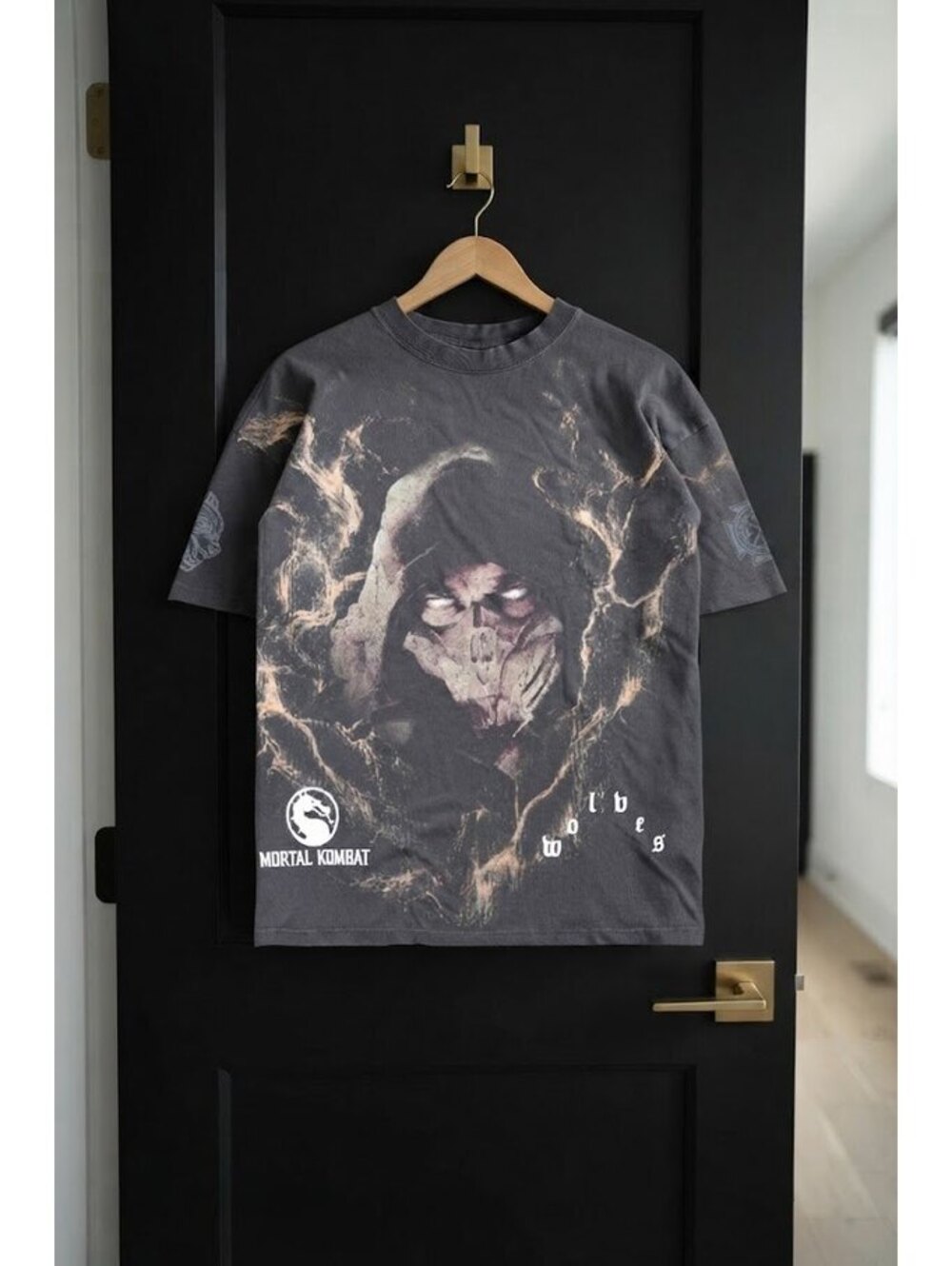 Darc Sport x Scorpion Fire Premium OS Tee in Slate Gray (S)